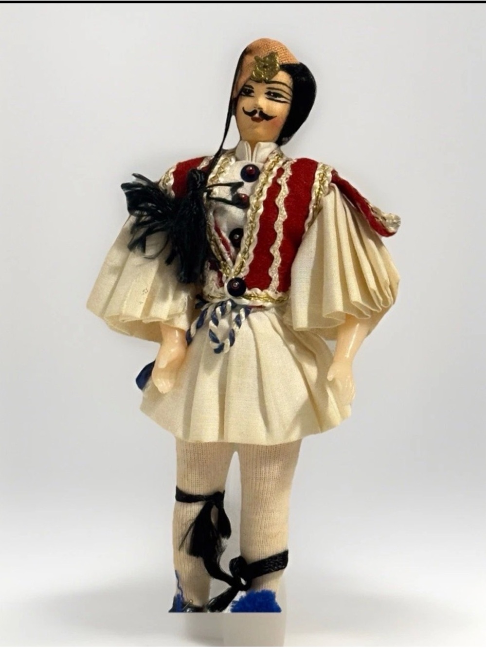 Vintage Greek Tsolias Doll Collectible